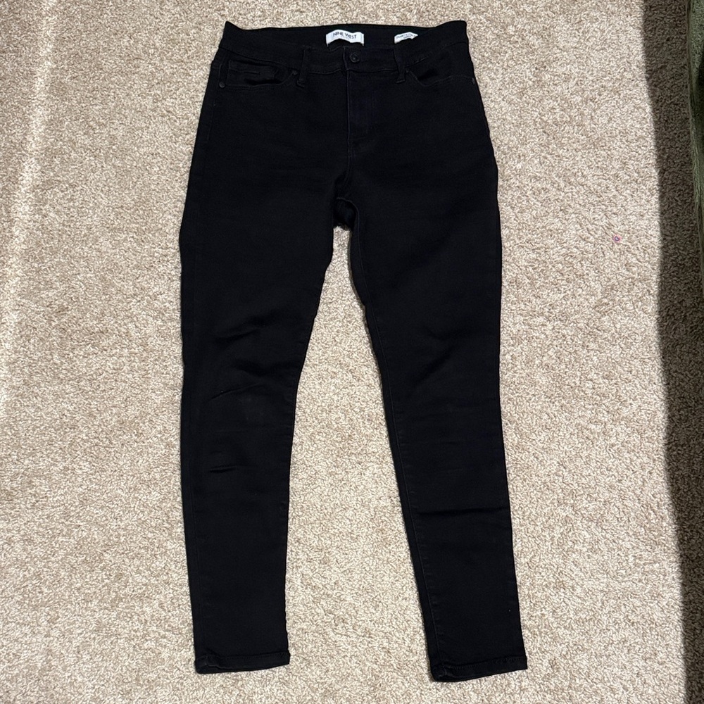 Nine West Women's High Rise Black Jeans